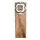 2 Pieces Golden Floral Ceramic Wooden Door Stopper